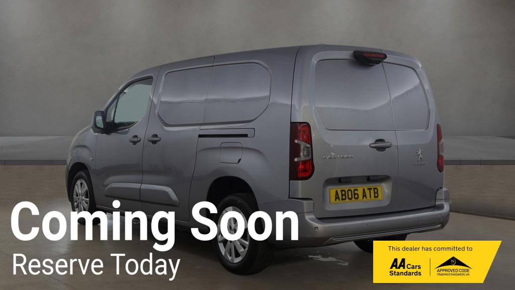 2019 Peugeot Partner 1.5 BlueHDi 950 Asphalt Long Panel Van 6dr Diesel Manual LWB Euro 6 (s/s) (130 bhp) - Thumbnail 3
