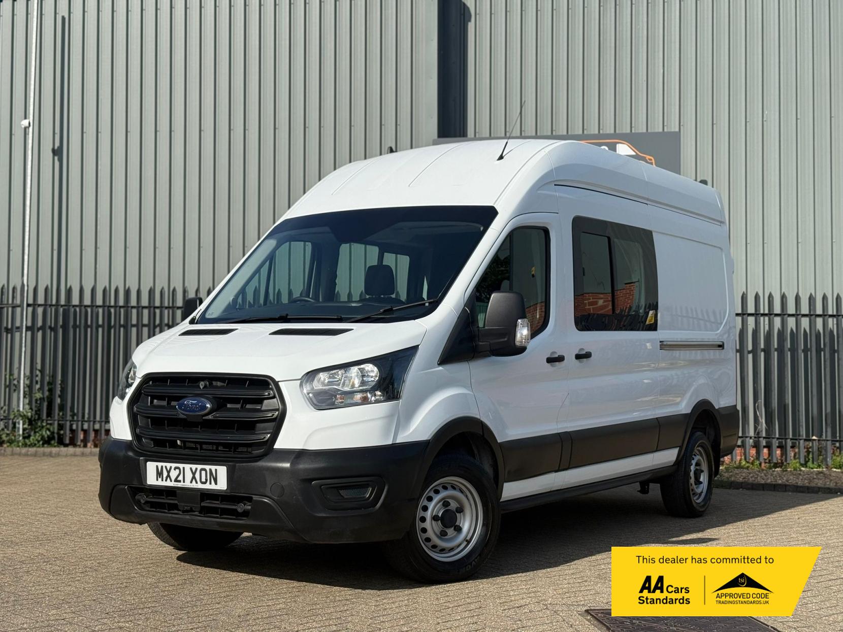 Ford Transit 2.0 350 EcoBlue Leader Crew Van Double Cab 6dr Diesel Manual RWD L3 H3 Euro 6 (s/s) (130 ps)