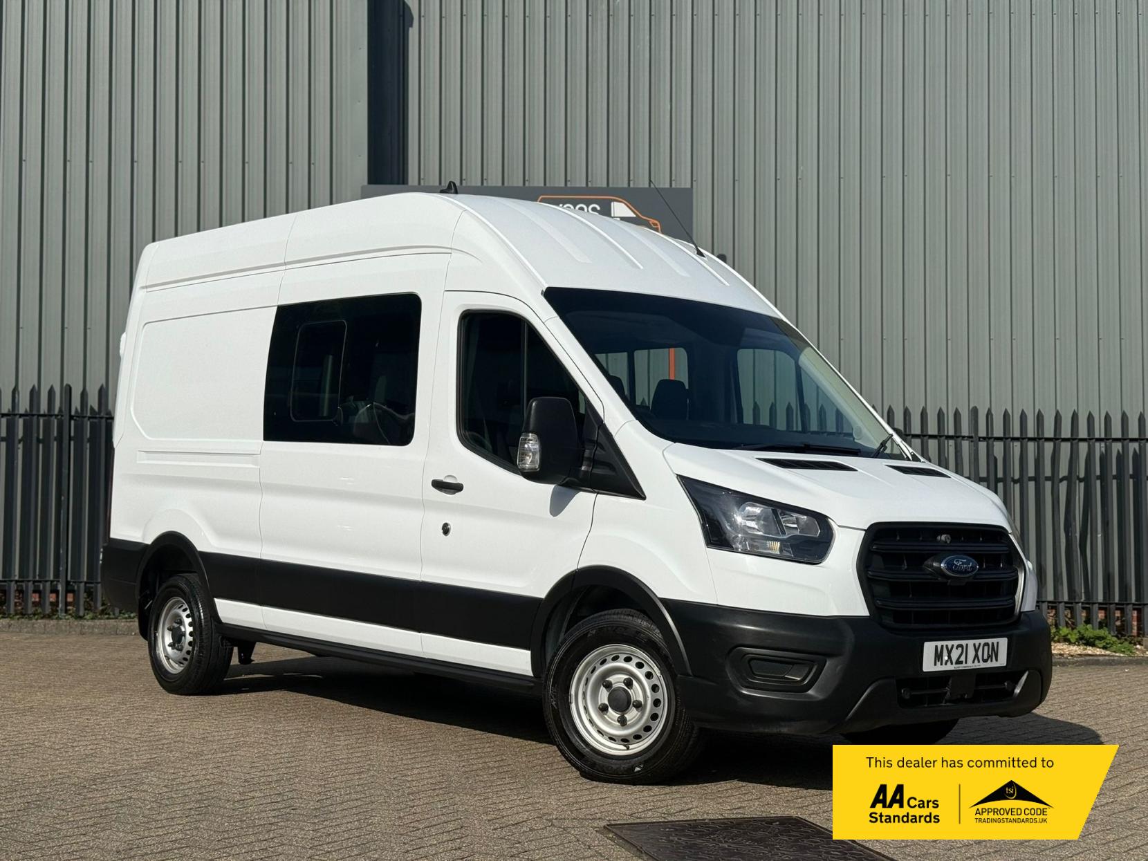 Ford Transit 2.0 350 EcoBlue Leader Crew Van Double Cab 6dr Diesel Manual RWD L3 H3 Euro 6 (s/s) (130 ps)
