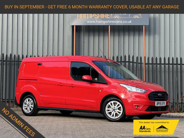 Ford Transit Connect 1.5 240 EcoBlue Limited Panel Van 5dr Diesel Manual L2 Euro 6 (s/s) (120 ps)