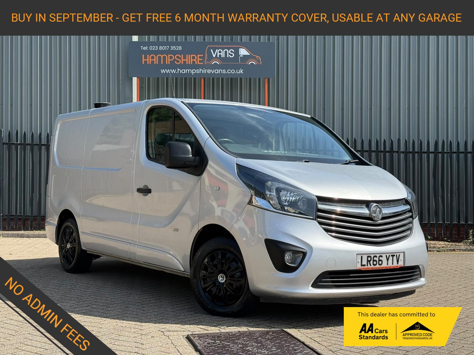 2017 Vauxhall Vivaro 1.6 CDTi 2900 BiTurbo Sportive Panel Van 5dr Diesel Manual L1 H1 Euro 6 (s/s) (125 ps) - Image 1