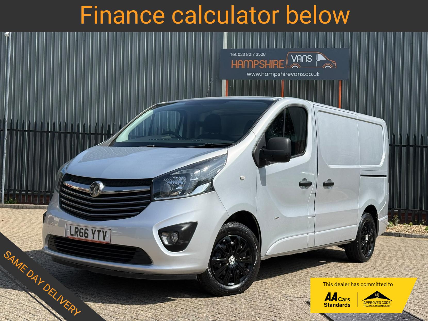 2017 Vauxhall Vivaro 1.6 CDTi 2900 BiTurbo Sportive Panel Van 5dr Diesel Manual L1 H1 Euro 6 (s/s) (125 ps) - Thumbnail 2