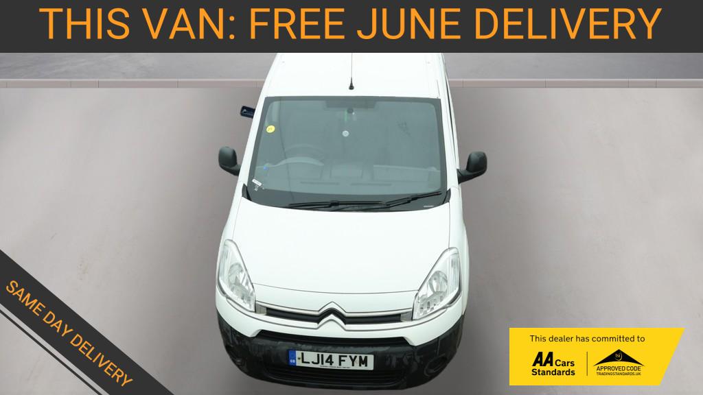 2014 Citroen Berlingo 1.6 HDi 750 LX Panel Van 6dr Diesel Manual L2 (153 g/km, 90 bhp) - Thumbnail 2