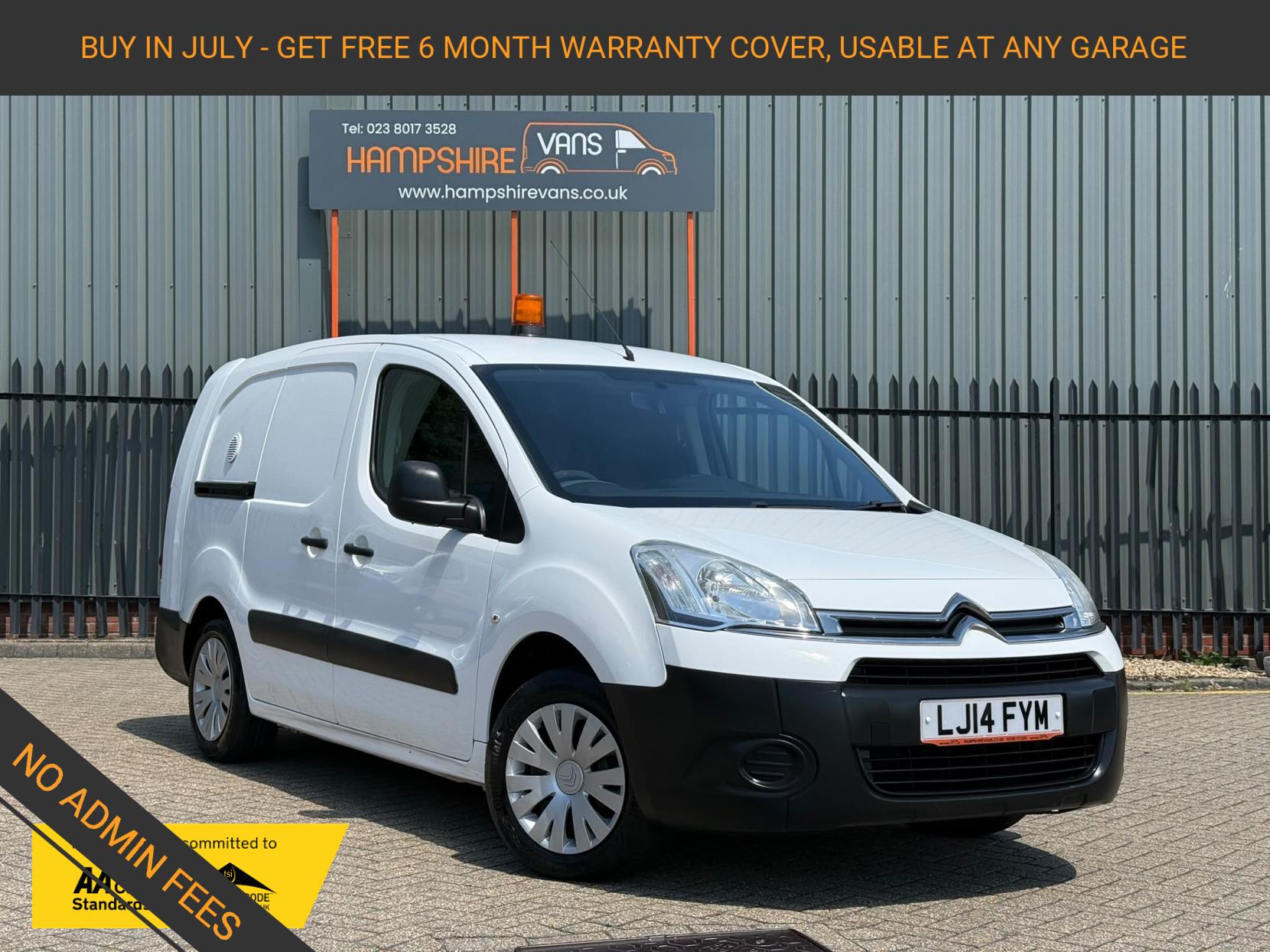 2014 Citroen Berlingo 1.6 HDi 750 LX Panel Van 6dr Diesel Manual L2 (153 g/km, 90 bhp) - Image 1