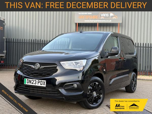 Vauxhall Combo Electric 2300 50kWh Sportive Panel Van 5dr Electric Auto L1 H1 (7.4kW Charger) (136 ps)