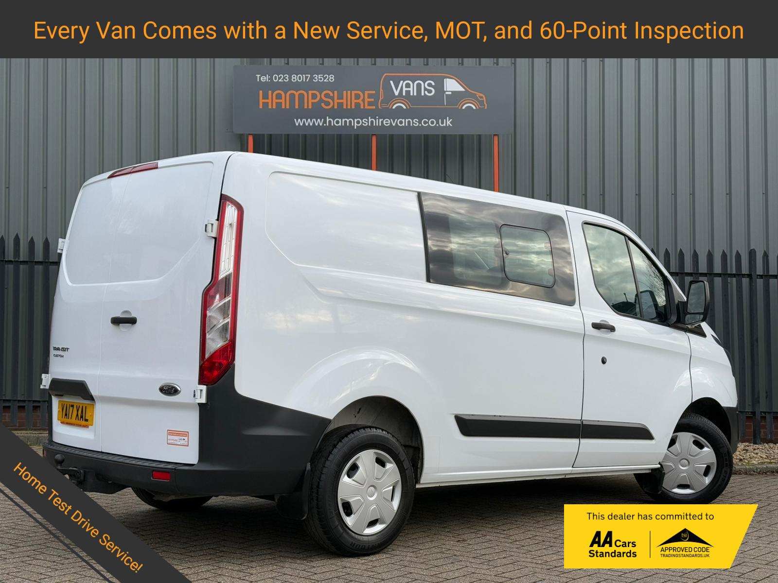 Ford Transit Custom 2.2 TDCi 290 Trend Combi Van 5dr Diesel Manual L1 H1 (191 g/km, 98 bhp)