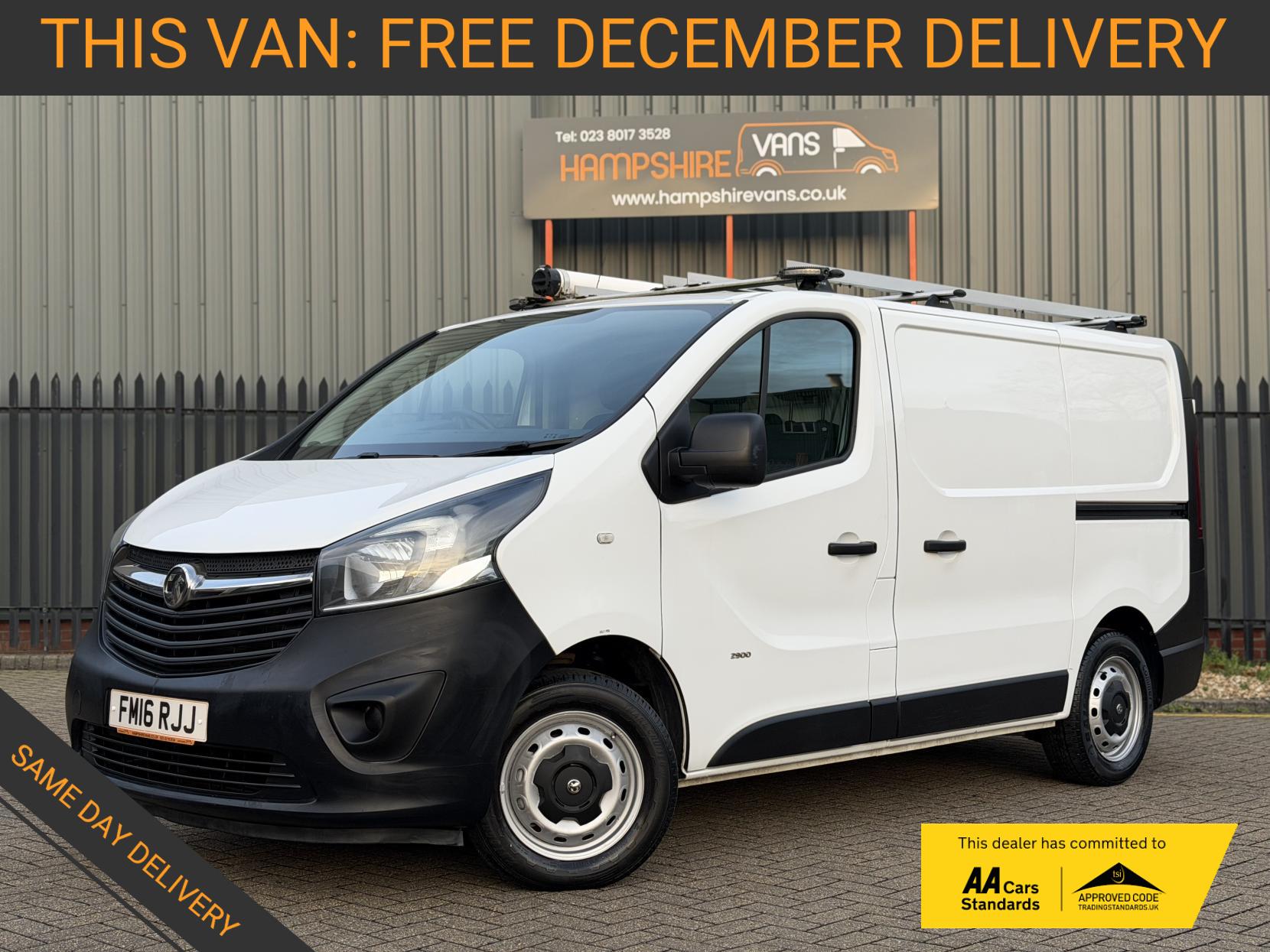 Vauxhall Vivaro 1.6 CDTi 2900 ecoFLEX Panel Van 5dr Diesel Manual L1 H1 Euro 5 (s/s) (90 ps)