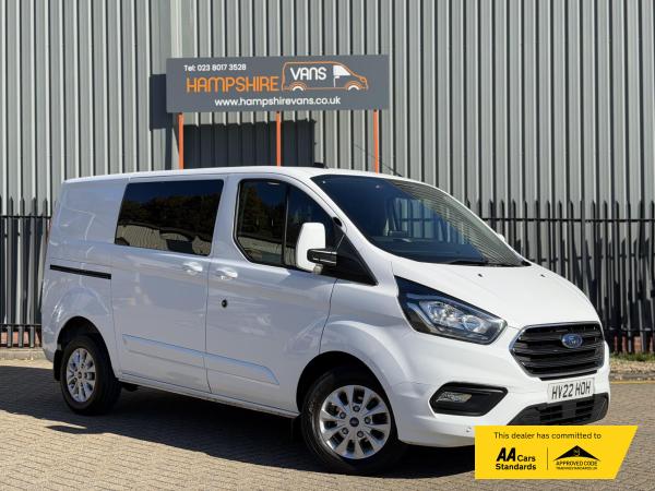 Ford Transit Custom 2.0 300 EcoBlue Limited Crew Van Double Cab 5dr Diesel Manual L1 H1 Euro 6 (s/s) (6 Seat) (130 ps)