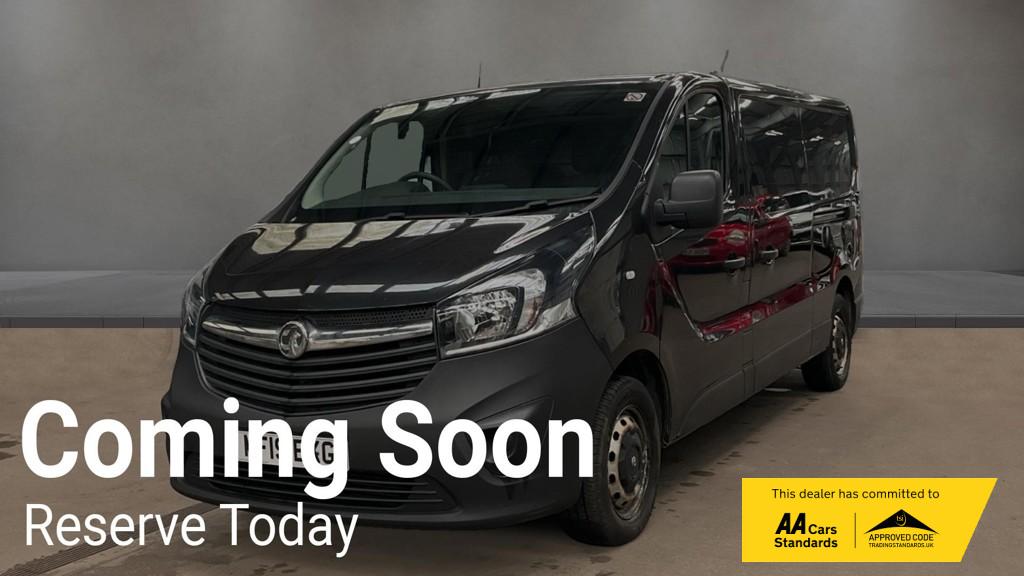 Vauxhall Vivaro 1.6 CDTi 2900 Panel Van 5dr Diesel Manual L2 H1 Euro 6 (120 ps)