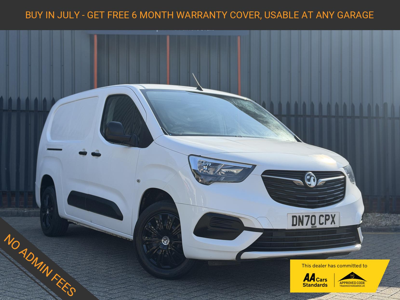2020 Vauxhall Combo 1.5 Turbo D 2300 Sportive Panel Van 4dr Diesel Manual L2 H1 Euro 6 (s/s) (100 ps) - Image 1