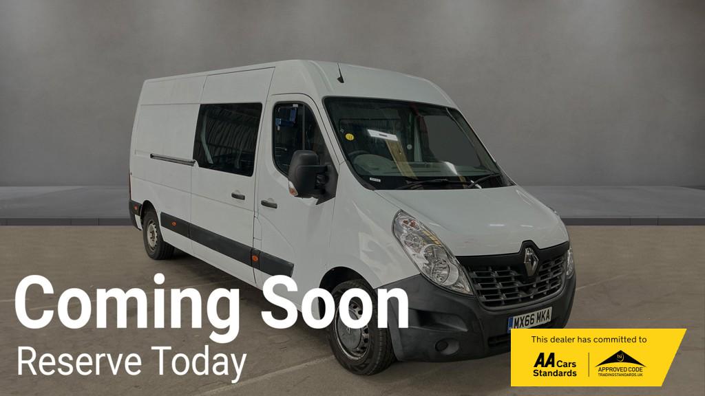 2016 Renault Master 2.3 dCi ENERGY 35 Business Combi Van Double Cab 5dr Diesel Manual FWD MWB Medium Roof Euro 6 (s/s) (9 Seat) (145 ps) - Image 1