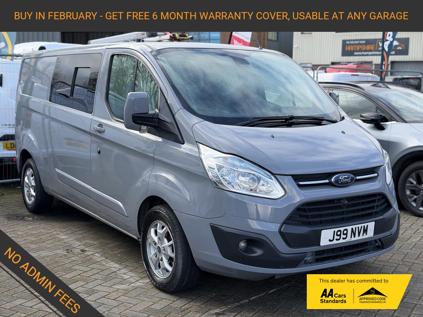 Ford Transit Custom 2.2 TDCi 290 Limited Panel Van 5dr Diesel Manual L2 H1 (186 g/km, 123 bhp)