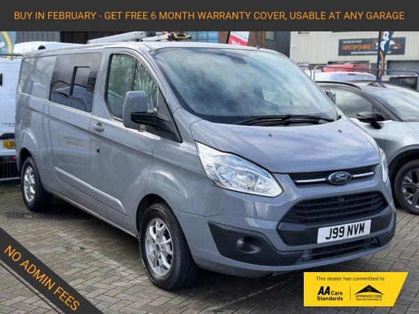 Ford Transit Custom 2.2 TDCi 290 Limited Panel Van 5dr Diesel Manual L2 H1 (186 g/km, 123 bhp)