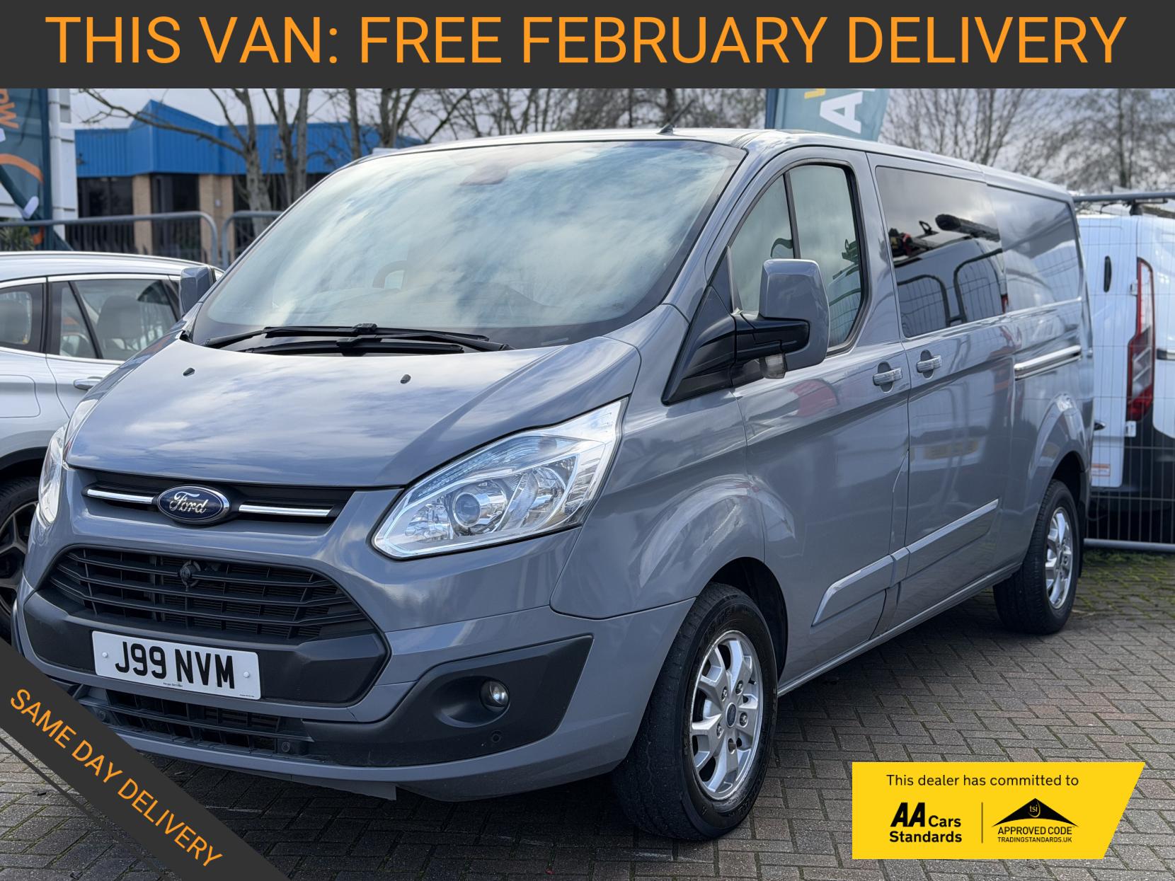 Ford Transit Custom 2.2 TDCi 290 Limited Panel Van 5dr Diesel Manual L2 H1 (186 g/km, 123 bhp)