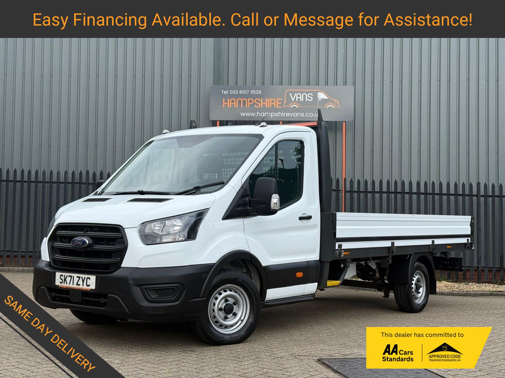 Ford Transit 2.0 350 EcoBlue Leader Premium Dropside 2dr Diesel Manual FWD L4 Euro 6 (s/s) (130 ps)