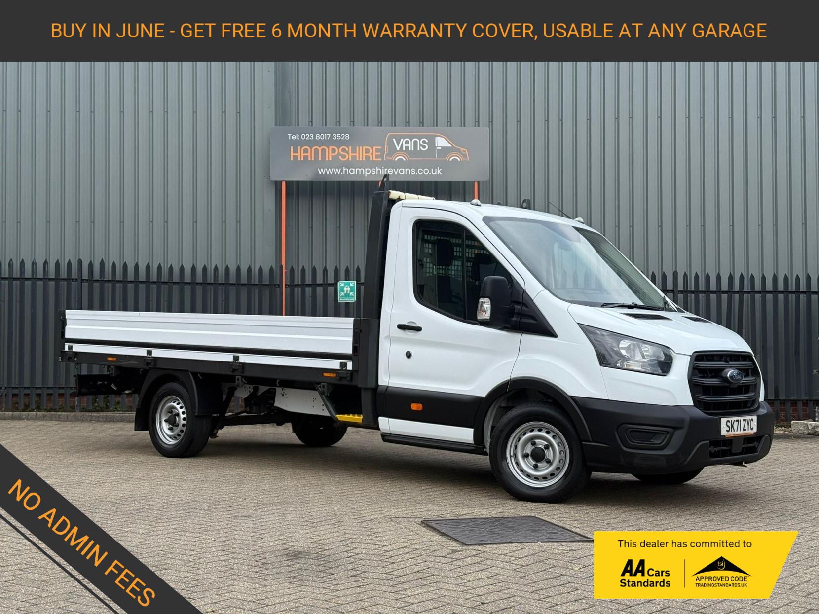 Ford Transit 2.0 350 EcoBlue Leader Premium Dropside 2dr Diesel Manual FWD L4 Euro 6 (s/s) (130 ps)