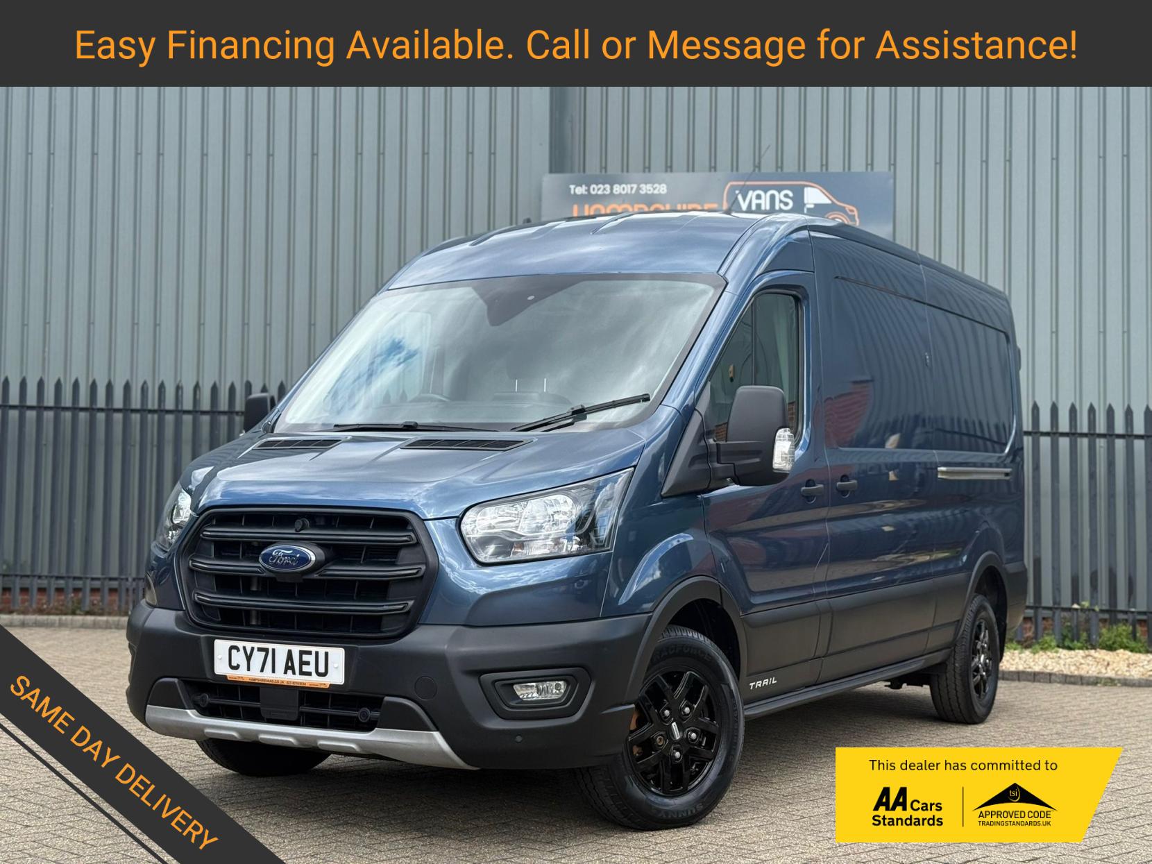 Ford Transit 2.0 350 EcoBlue Trail Panel Van 5dr Diesel Manual FWD L3 H2 Euro 6 (s/s) (170 ps)