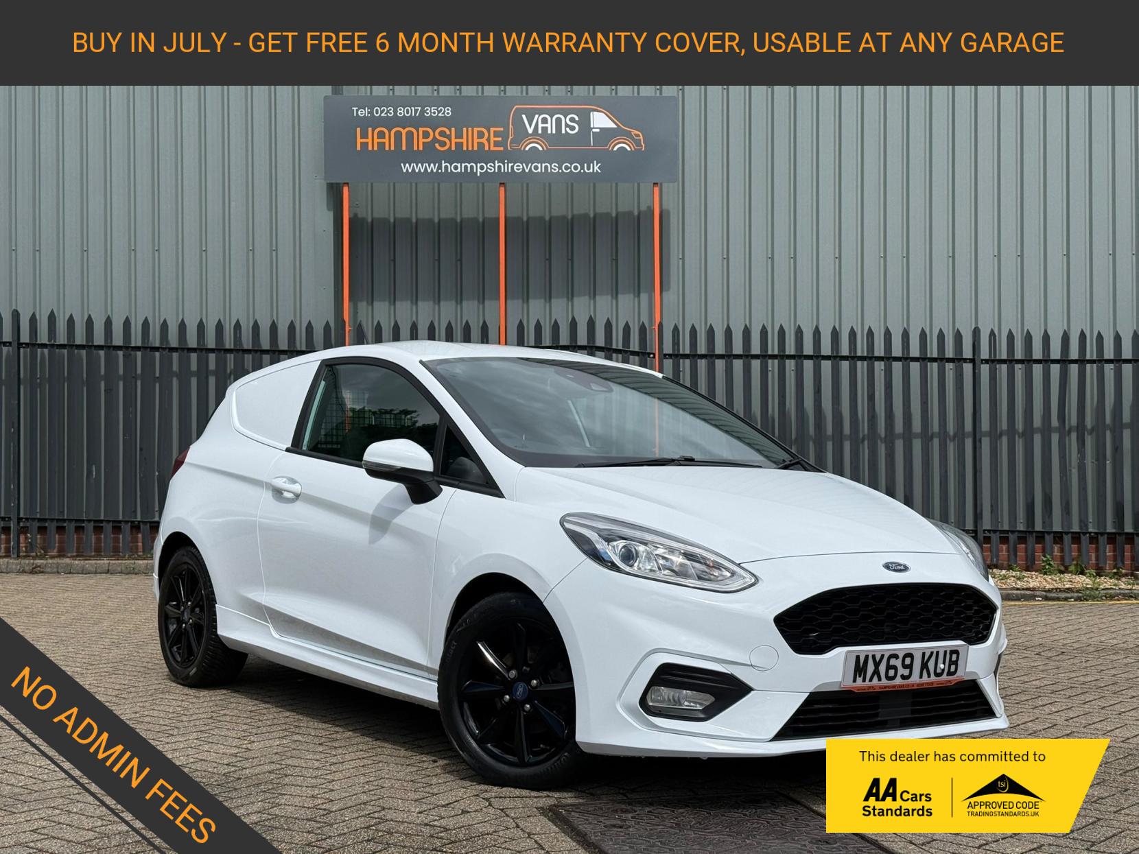 2019 Ford Fiesta Van 1.0T EcoBoost Sport Car Derived Van 3dr Petrol Manual Euro 6 (s/s) (125 ps) - Image 1