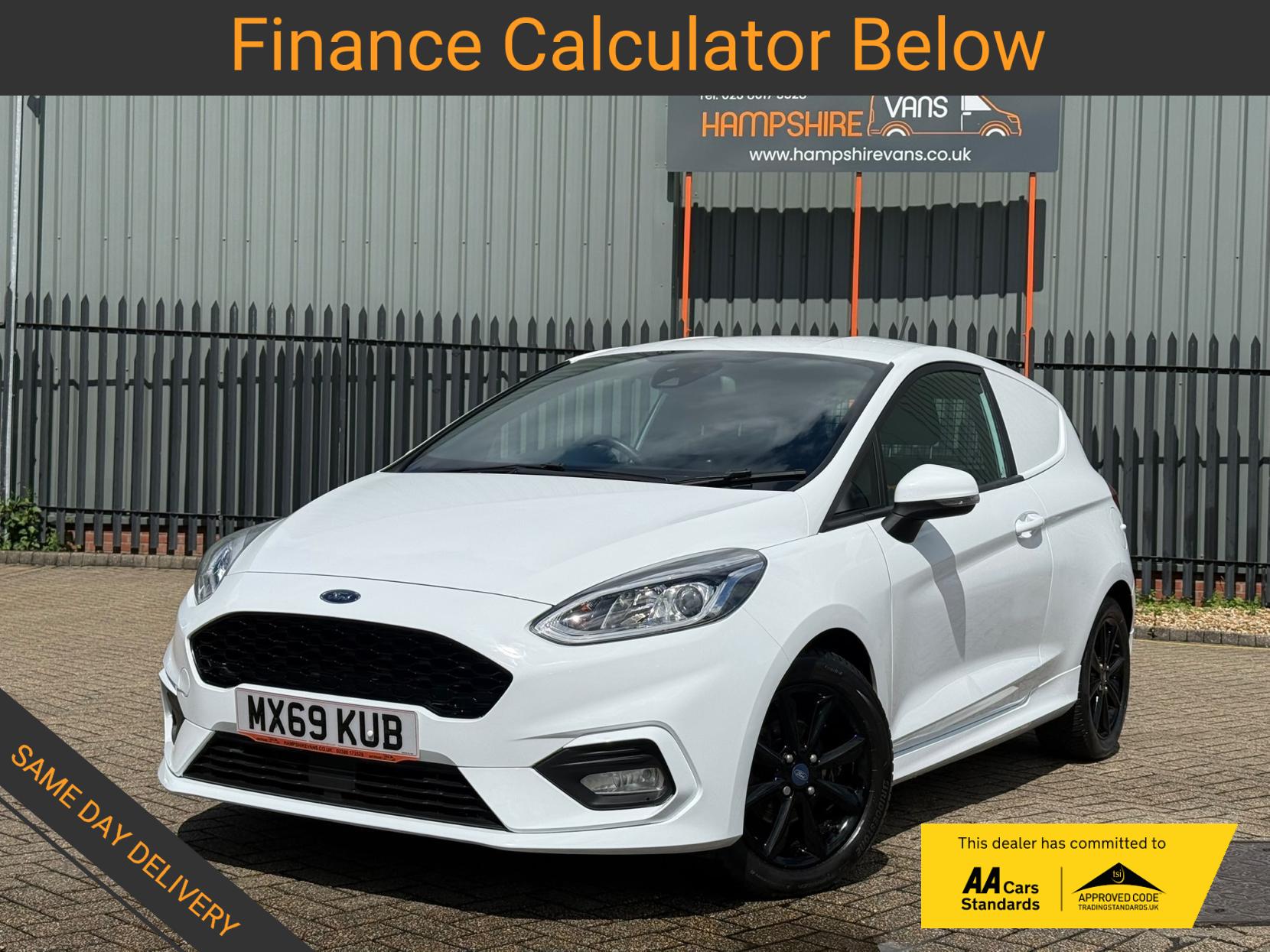 2019 Ford Fiesta Van 1.0T EcoBoost Sport Car Derived Van 3dr Petrol Manual Euro 6 (s/s) (125 ps) - Thumbnail 2