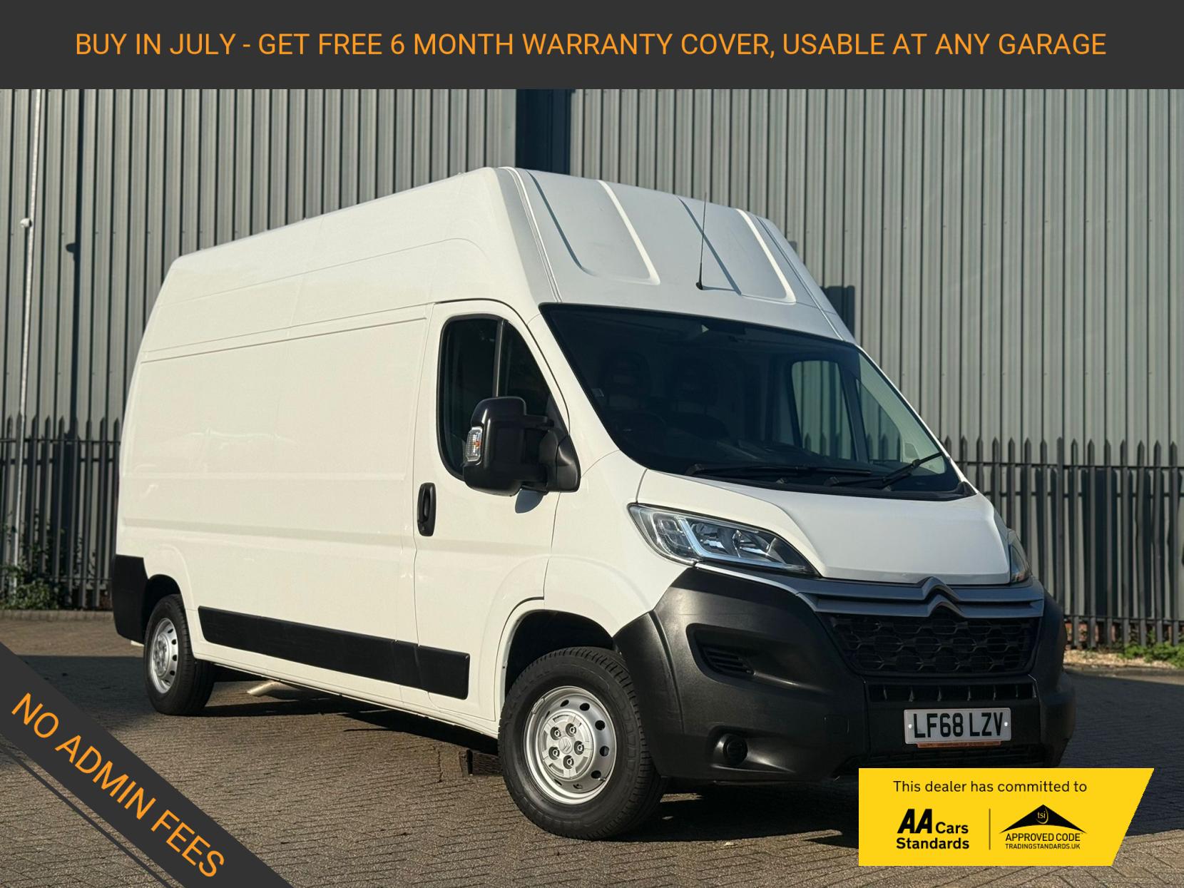 Citroen Relay 2.0 BlueHDi 35 Panel Van 5dr Diesel Manual L3 Extra High Roof Euro 6 (130 ps)