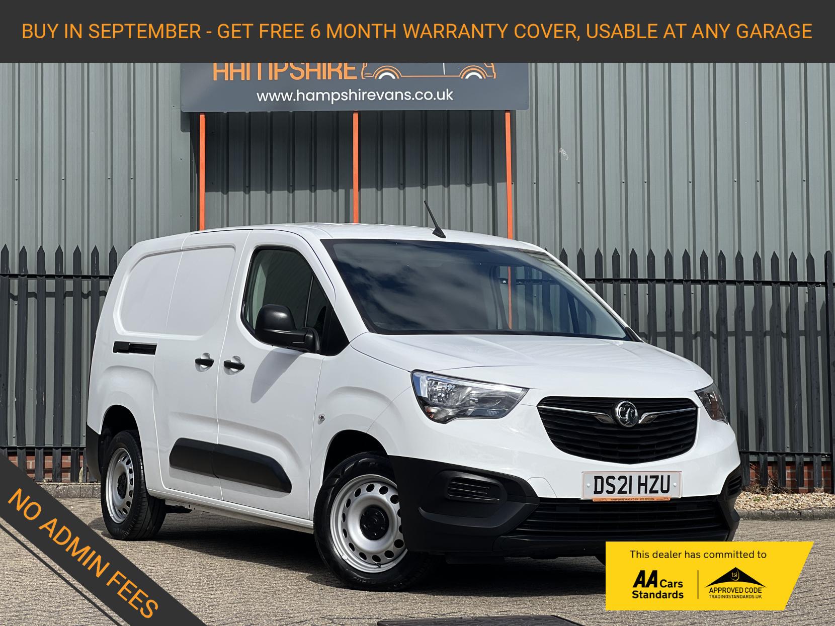 Vauxhall Combo 1.5 Turbo D 2300 Dynamic Panel Van 4dr Diesel Manual L2 H1 Euro 6 (100 ps)