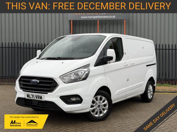 Ford Transit Custom 2.0 300 EcoBlue Limited Panel Van 5dr Diesel Auto L1 H1 Euro 6 (s/s) (130 ps)