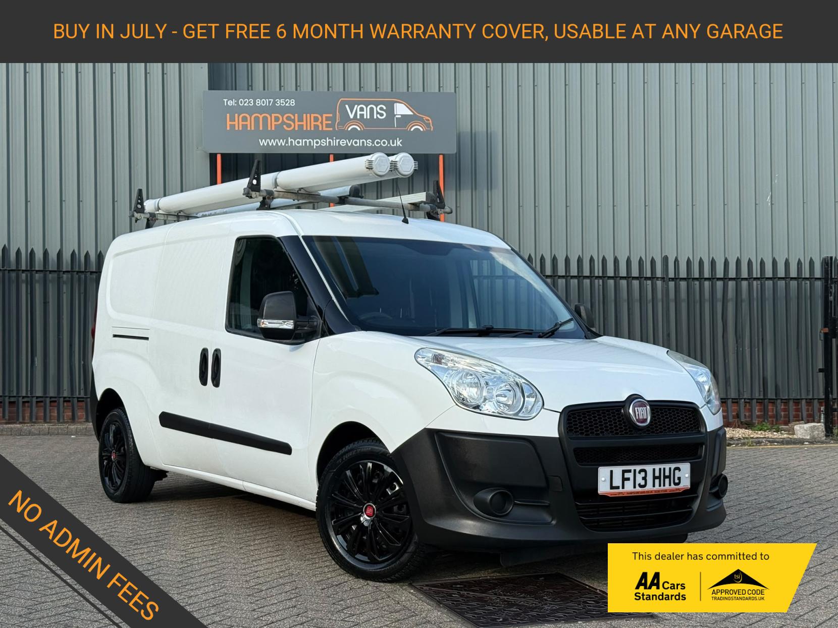 2013 Fiat Doblo 1.3 JTD MultiJetII 16v Panel Van 4dr Diesel Manual L1 H1 (133 g/km, 90 bhp)