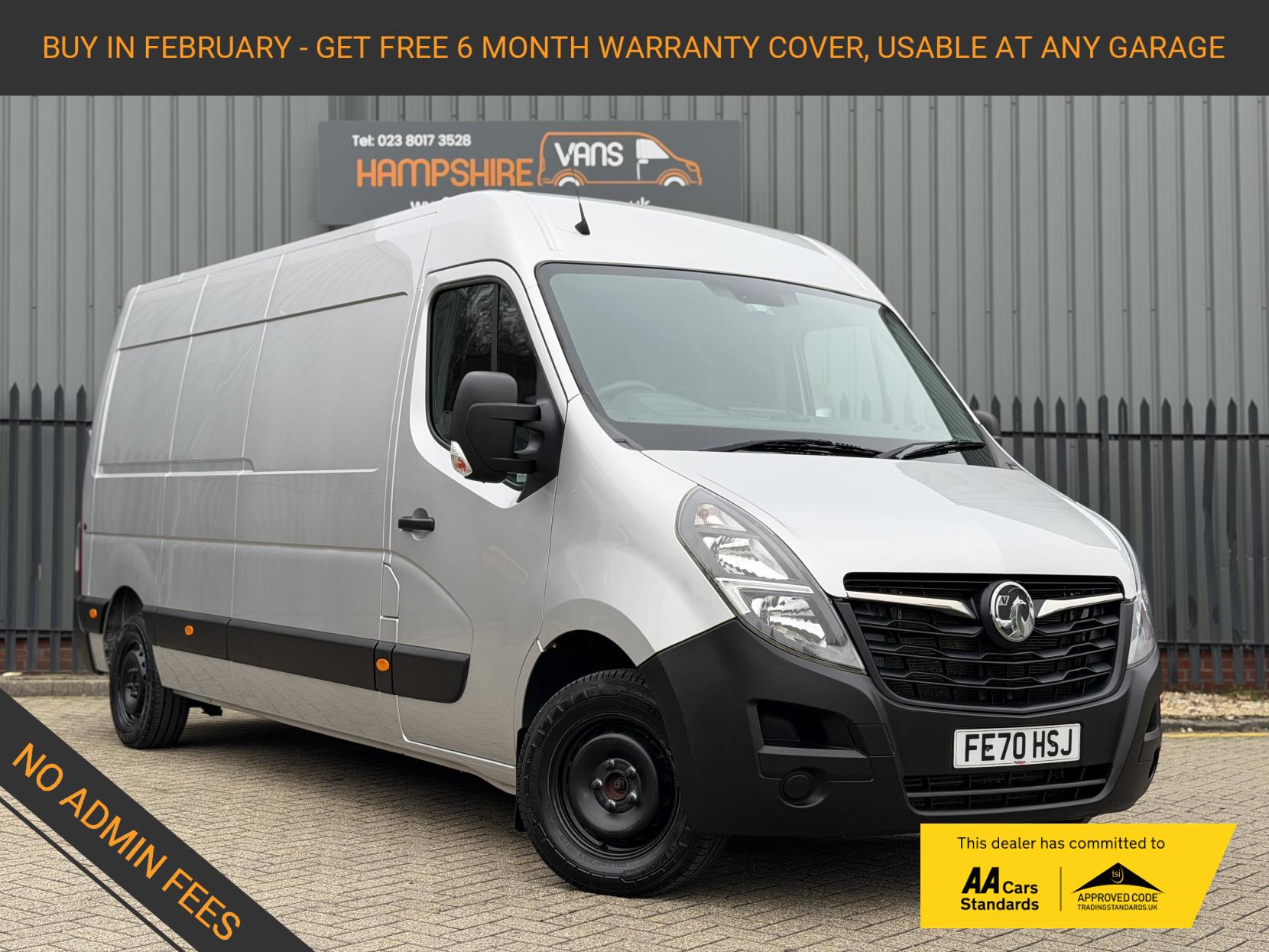 Vauxhall Movano 2.3 CDTi 3500 BiTurbo Edition Panel Van 5dr Diesel Manual FWD L3 H2 Euro 6 (135 ps)