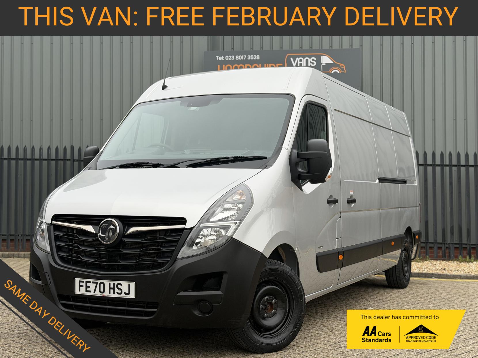 Vauxhall Movano 2.3 CDTi 3500 BiTurbo Edition Panel Van 5dr Diesel Manual FWD L3 H2 Euro 6 (135 ps)