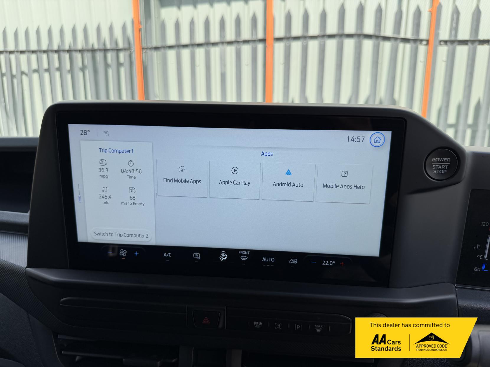 2024 Ford Transit Custom 2.0 300 EcoBlue Trend Panel Van 5dr Diesel Auto L1 H1 Euro 6 (s/s) (136 ps) - Thumbnail 12