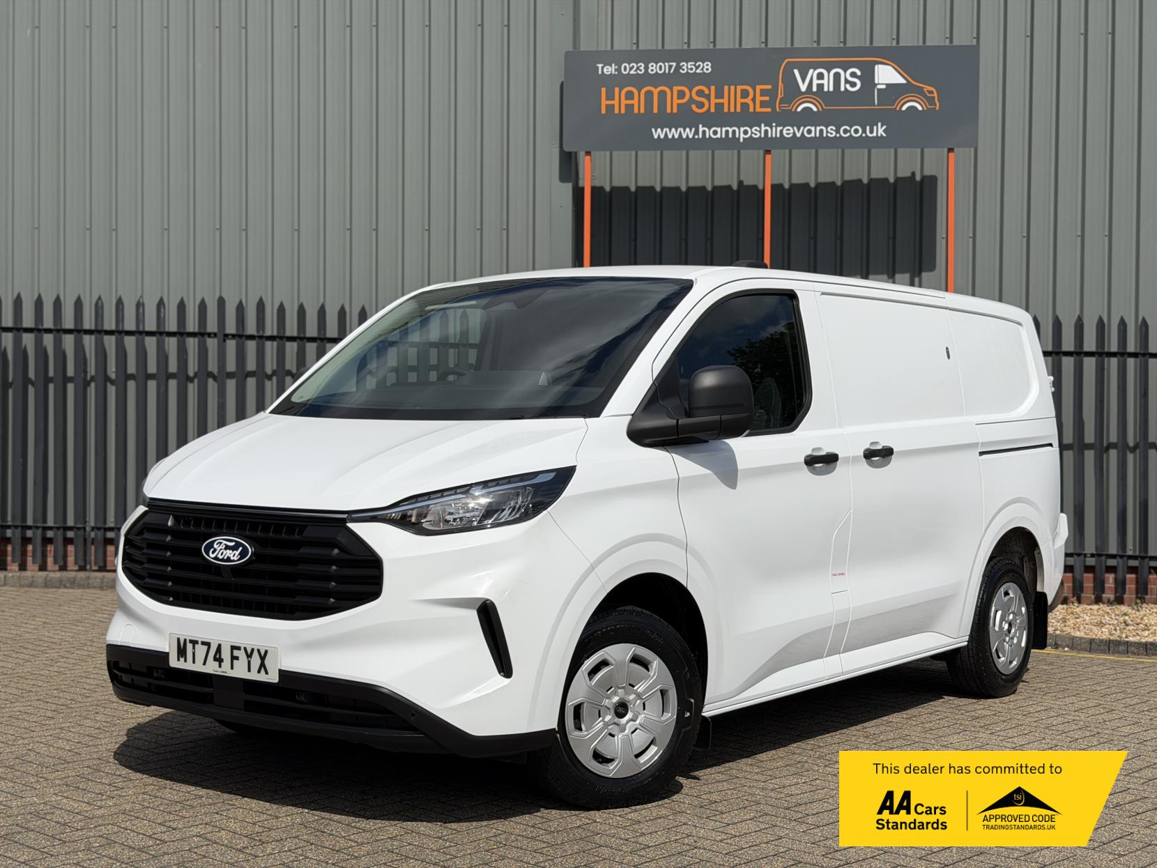 2024 Ford Transit Custom 2.0 300 EcoBlue Trend Panel Van 5dr Diesel Auto L1 H1 Euro 6 (s/s) (136 ps) - Thumbnail 2