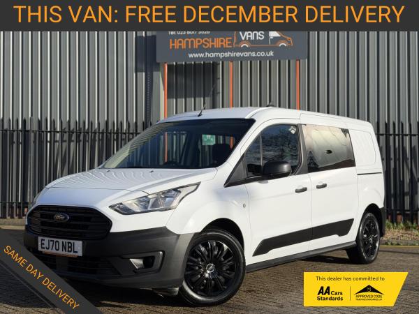 Ford Transit Connect 1.5 230 EcoBlue Leader Crew Van Double Cab 6dr Diesel Manual L2 Euro 6 (s/s) (100 ps)