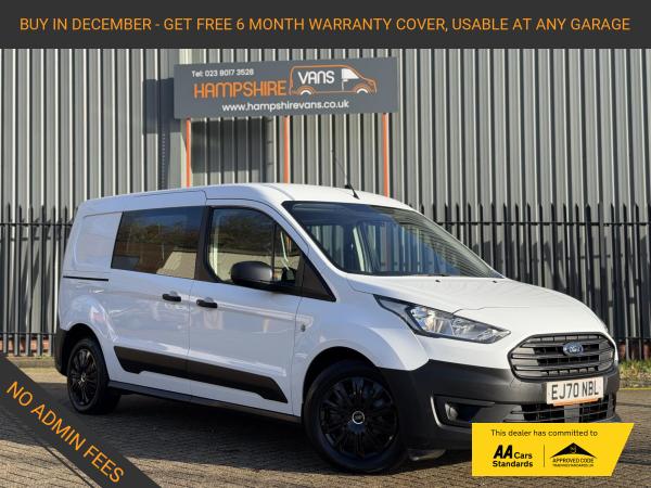 Ford Transit Connect 1.5 230 EcoBlue Leader Crew Van Double Cab 6dr Diesel Manual L2 Euro 6 (s/s) (100 ps)