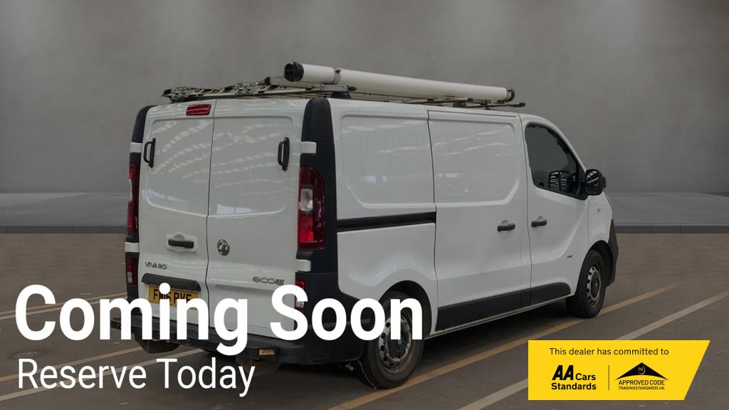 2016 Vauxhall Vivaro 1.6 CDTi 2900 ecoFLEX Panel Van 5dr Diesel Manual L1 H1 Euro 5 (s/s) (90 ps) - Thumbnail 4