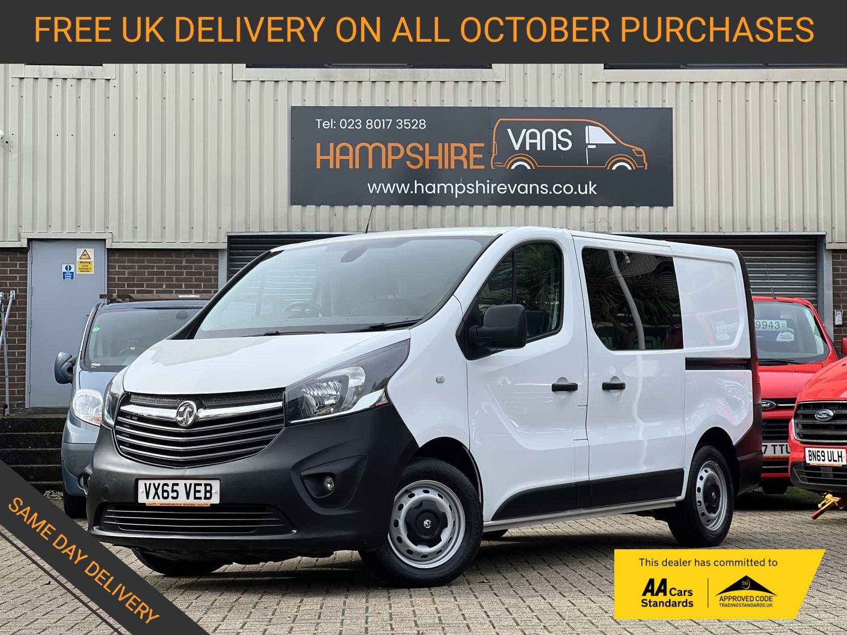 Vauxhall Vivaro 1.6 CDTi 2700 5dr Diesel Manual L1 H1 (170 g/km, 113 bhp)