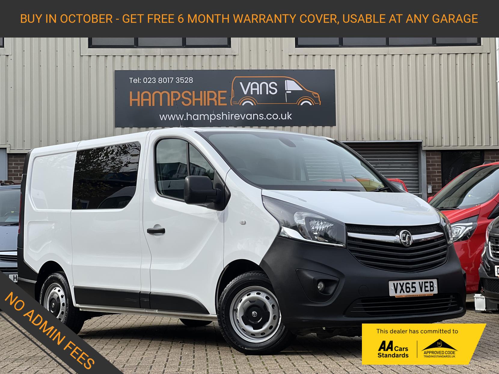 Vauxhall Vivaro 1.6 CDTi 2700 5dr Diesel Manual L1 H1 (170 g/km, 113 bhp)