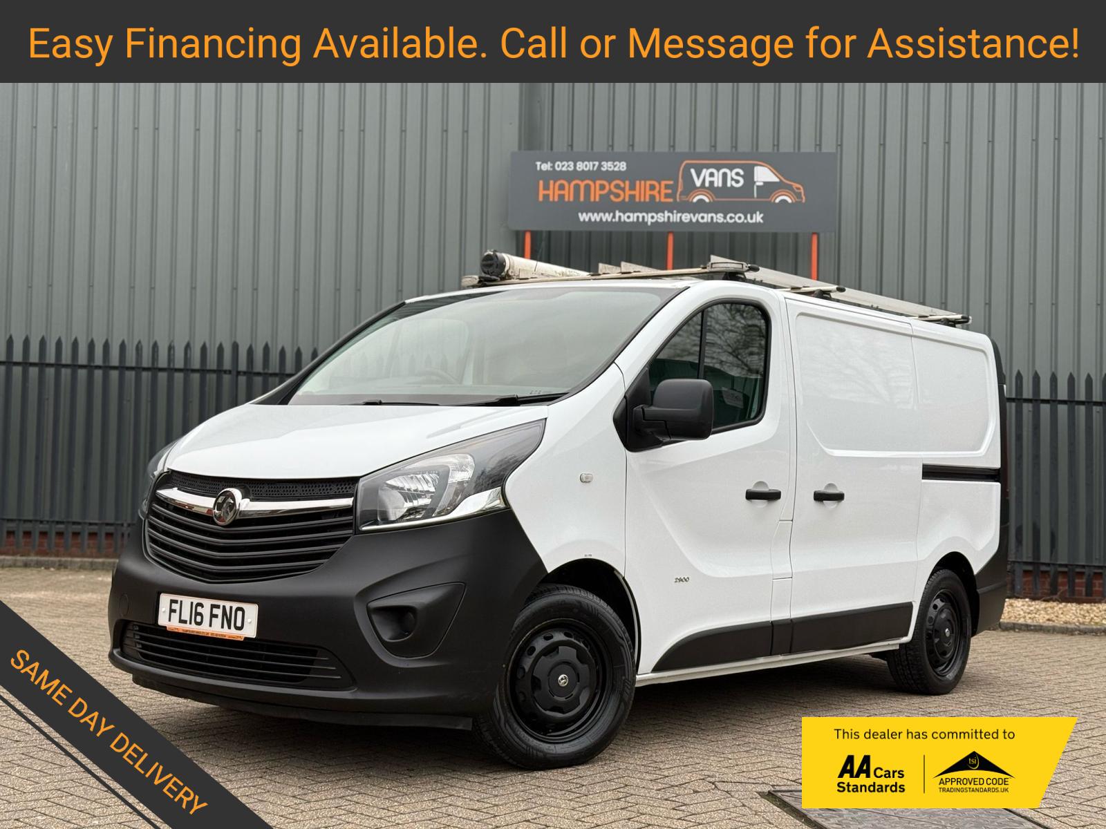 Vauxhall Vivaro 1.6 CDTi 2900 ecoFLEX Panel Van 5dr Diesel Manual L1 H1 Euro 5 (s/s) (90 ps)