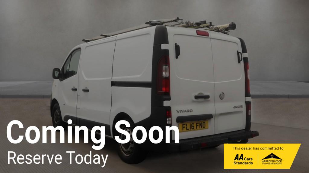 Vauxhall Vivaro 1.6 CDTi 2900 ecoFLEX Panel Van 5dr Diesel Manual L1 H1 Euro 5 (s/s) (90 ps)