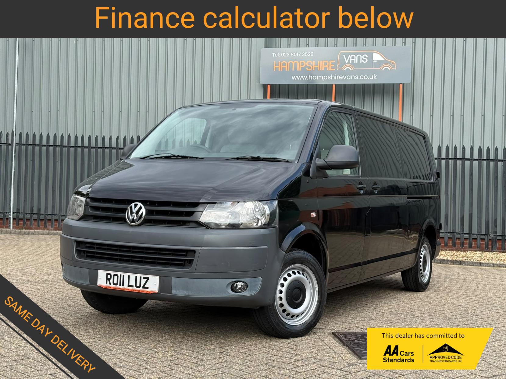 2011 Volkswagen Transporter 2.0 TDI T30 Panel Van 4dr Diesel Manual L3 H1 (203 g/km, 138 bhp) - Thumbnail 2