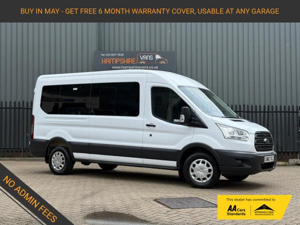 Ford Transit 2.2 TDCi 410 HDT Trend Minibus 5dr Diesel Manual L3 H2 (14 seats) (196 g/km, 123 bhp)