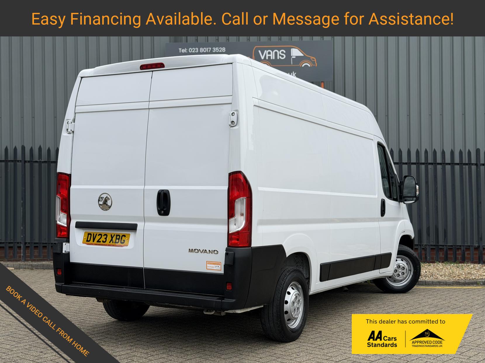 2023 Vauxhall Movano 2.2 CDTi 3500 BiTurbo Dynamic Panel Van 5dr Diesel Manual FWD L2 H2 Euro 6 (s/s) (140 ps) - Thumbnail 3