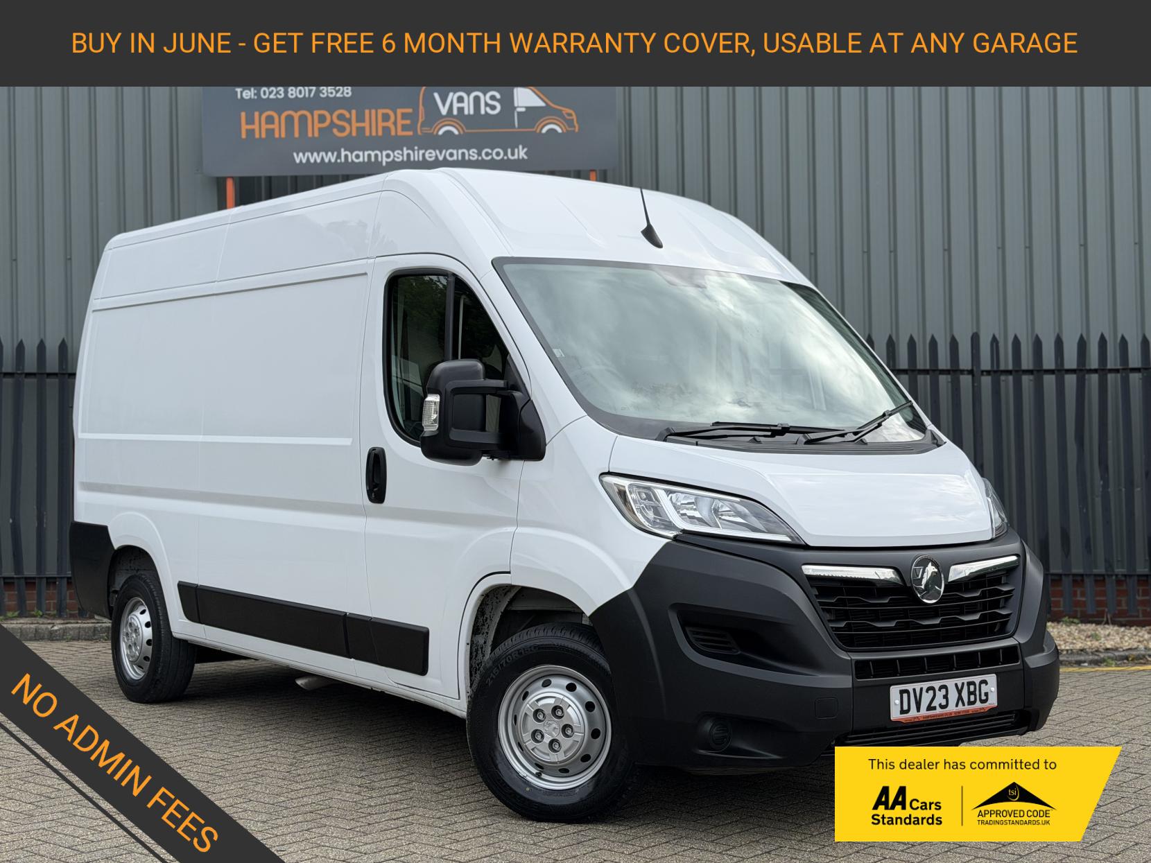 2023 Vauxhall Movano 2.2 CDTi 3500 BiTurbo Dynamic Panel Van 5dr Diesel Manual FWD L2 H2 Euro 6 (s/s) (140 ps) - Image 1