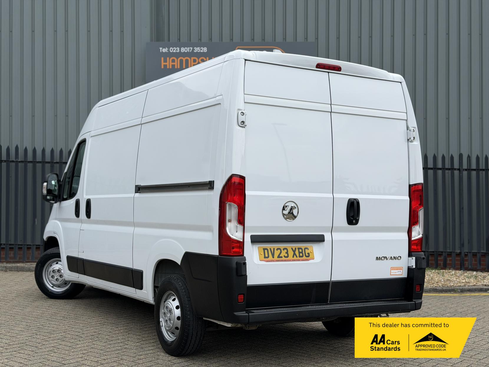 2023 Vauxhall Movano 2.2 CDTi 3500 BiTurbo Dynamic Panel Van 5dr Diesel Manual FWD L2 H2 Euro 6 (s/s) (140 ps) - Thumbnail 4