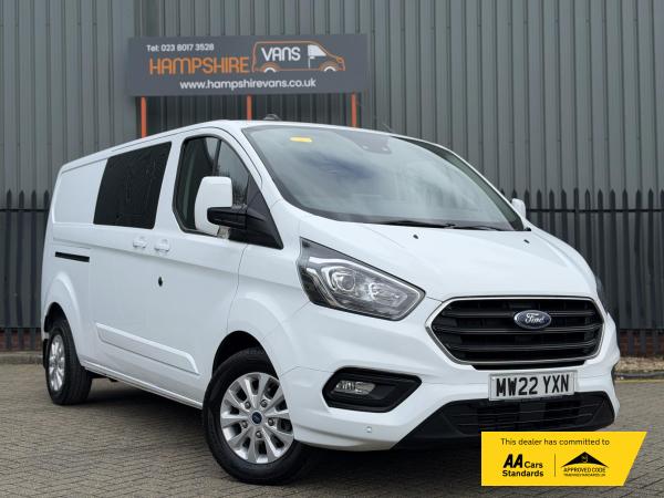 Ford Transit Custom 2.0 300 EcoBlue Limited Crew Van Double Cab 5dr Diesel Manual L2 H1 Euro 6 (s/s) (130 ps)