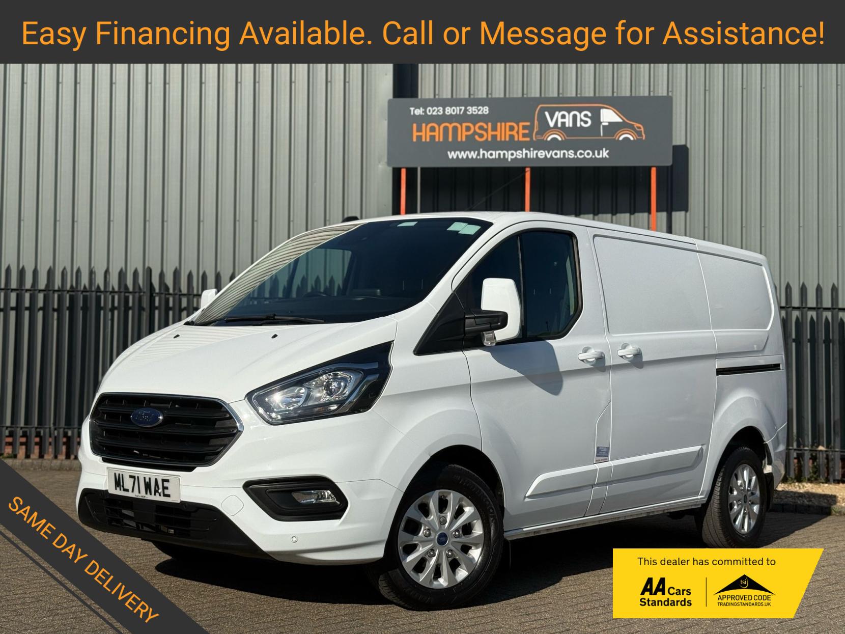 Ford Transit Custom 2.0 300 EcoBlue Limited Panel Van 5dr Diesel Auto L1 H1 Euro 6 (s/s) (130 ps)