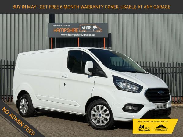 Ford Transit Custom 2.0 300 EcoBlue Limited Panel Van 5dr Diesel Auto L1 H1 Euro 6 (s/s) (130 ps)