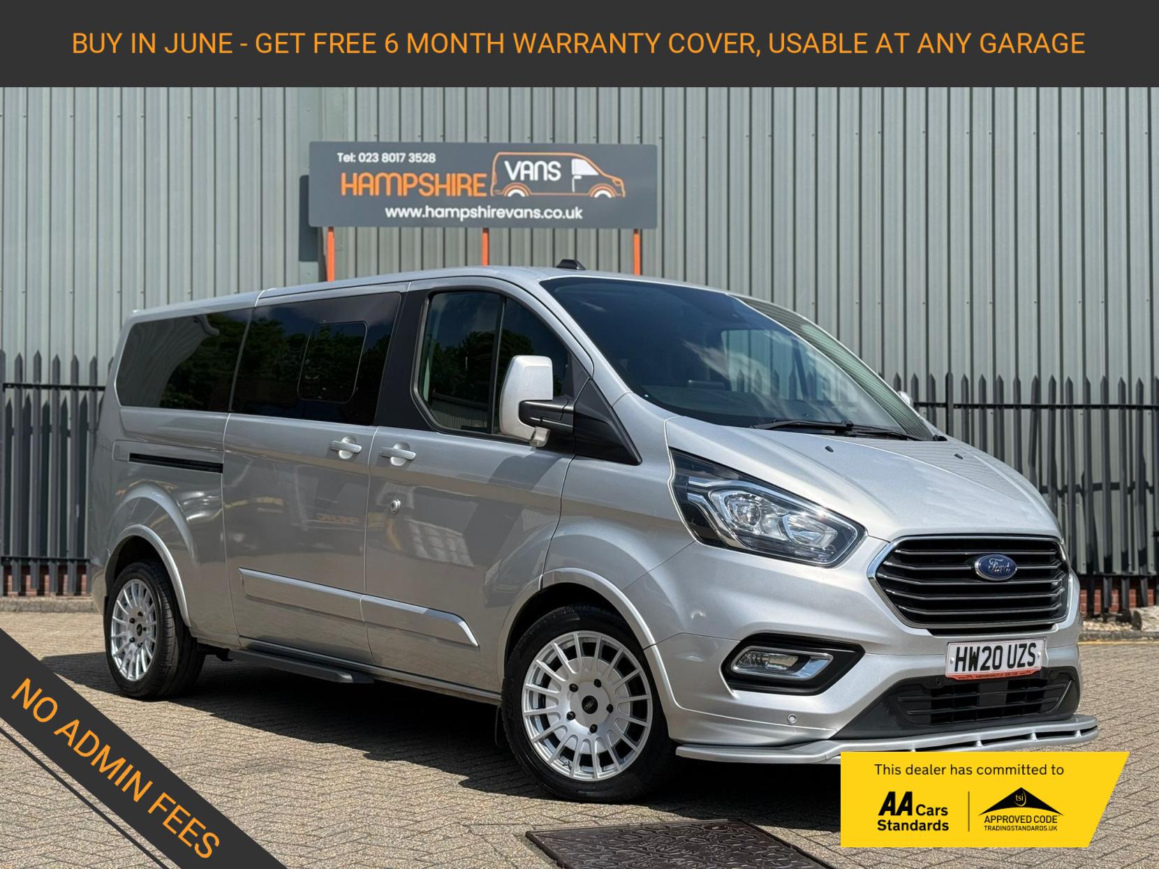 2020 Ford Tourneo Custom 2.0 320 EcoBlue Titanium Minibus Double Cab 5dr Diesel Auto L2 Euro 6 (s/s) (130 ps) - Image 1