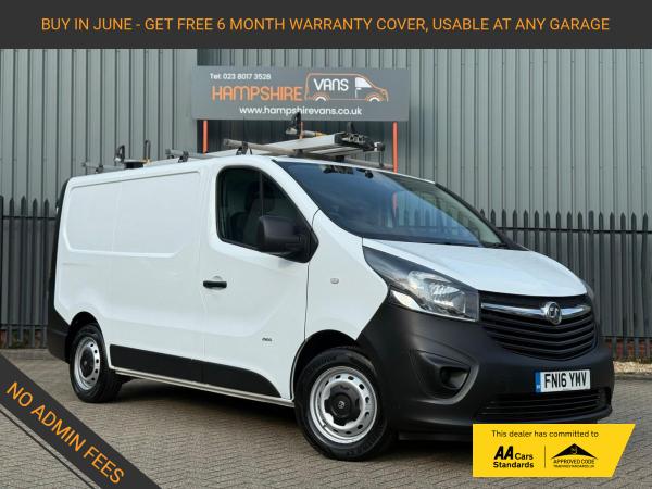 Vauxhall Vivaro 1.6 CDTi 2900 BiTurbo ecoFLEX Panel Van 5dr Diesel Manual L1 H1 Euro 5 (s/s) (120 ps)