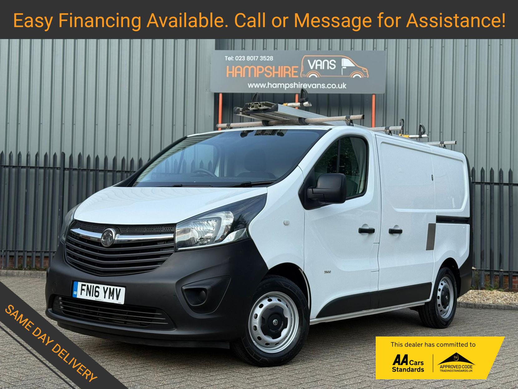 Vauxhall Vivaro 1.6 CDTi 2900 BiTurbo ecoFLEX Panel Van 5dr Diesel Manual L1 H1 Euro 5 (s/s) (120 ps)