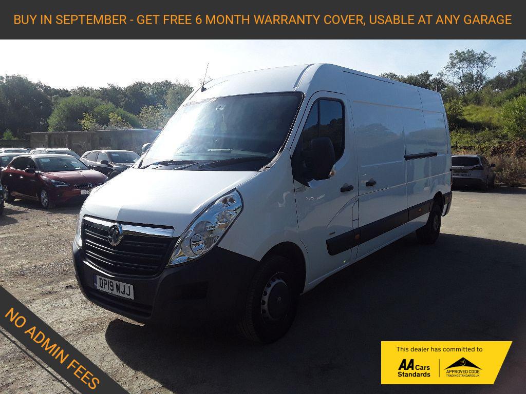 Vauxhall Movano 2.3 CDTi 3500 Panel Van 5dr Diesel Manual FWD L3 H2 Euro 6 (130 ps)